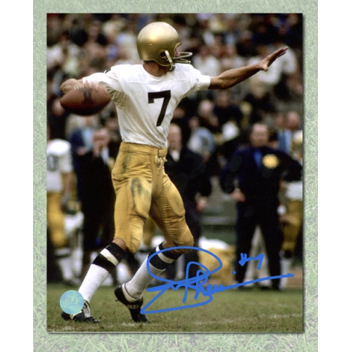 Joe Theismann Notre Dame Fighting Irish Autographed NCAA 8x10 Photo