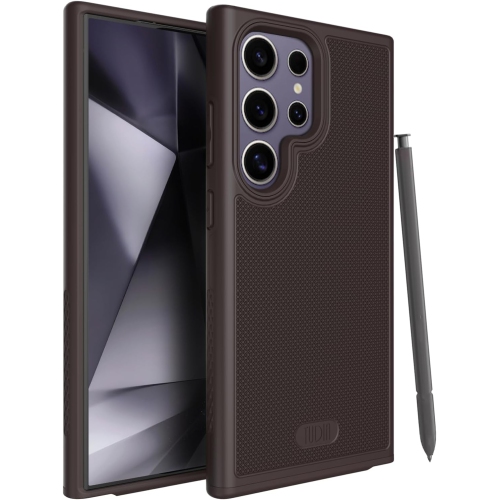 TUDIA MergeGrip Samsung Galaxy S24 Ultra Case Dual Layer - Dark Purple