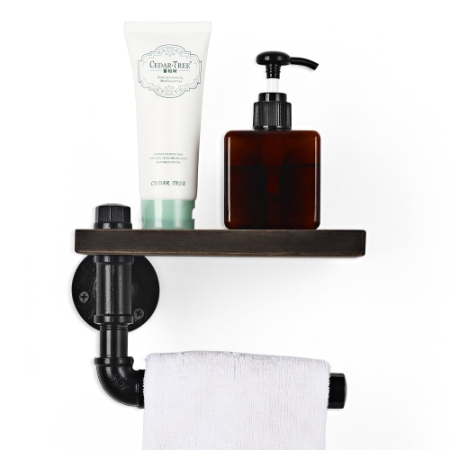 Tubular Toilet Paper Holder - Bathroom Wall Mounting Brackets