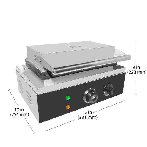 GR-226 Taiyaki Fish Waffle Maker | Electric Taiyaki Machine | 6 Small Fish-Shaped Waffles | Nonstick Coating | 110V