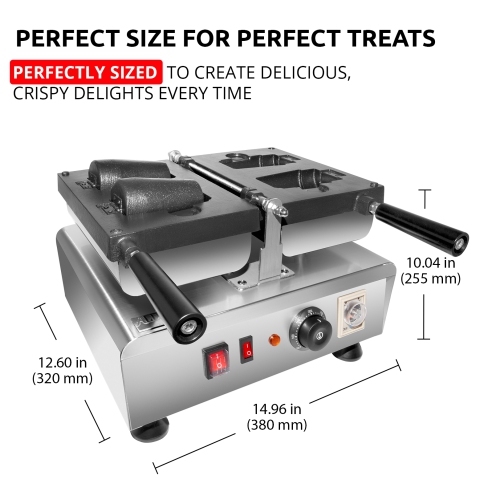 Cafetière à gaufre AP-188 | 2 pièces | Revêtement antiadhésif japonais à 3 couches | 110&nbsp;V