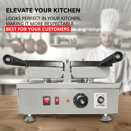 Cafetière à gaufre AP-188 | 2 pièces | Revêtement antiadhésif japonais à 3 couches | 110&nbsp;V