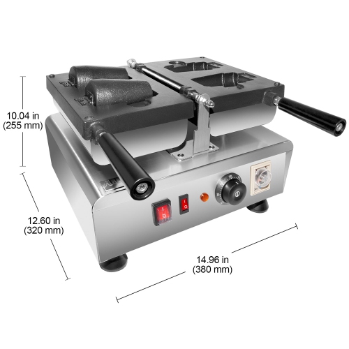 Cafetière à gaufre AP-188 | 2 pièces | Revêtement antiadhésif japonais à 3 couches | 110&nbsp;V