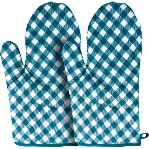 Gants de cuisine en lin canadien, gants en tissu éponge antidérapants en coton 180&nbsp;°C résistant à la chaleur pour cuisine Micro-ondes Cuisson au