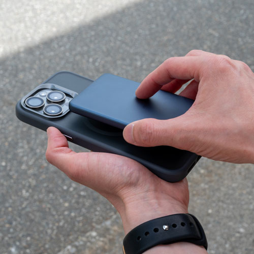 LOGiiX Piston Power MagSlim 5000 mAh 20W PD Power Bank with MagSafe - Midnight Blue