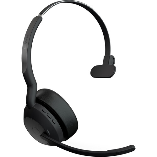 JABRA  Evolve2 55 On-Ear Noise Cancelling Wireless Bluetooth Headset With Mic - (25599-889-999-01) In Black