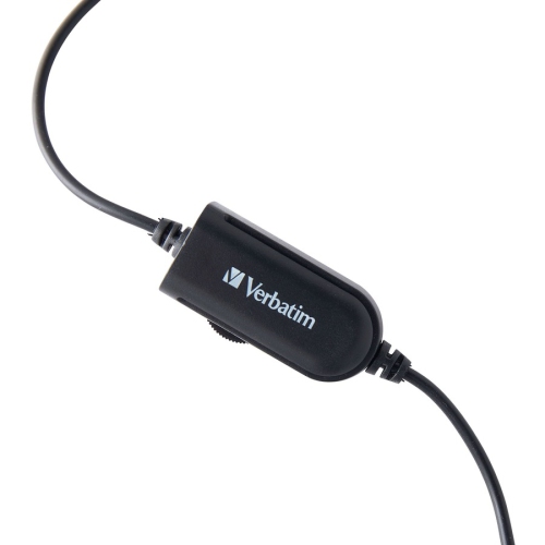 Verbatim On-ear Headsets with Mic - Black