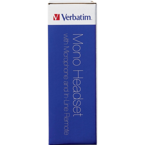 Verbatim On-ear Headsets with Mic - Black