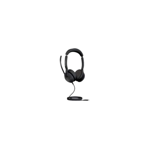 Jabra Evolve2 50 On-Ear Noise Cancelling Bluetooth Headset with Mic - Black