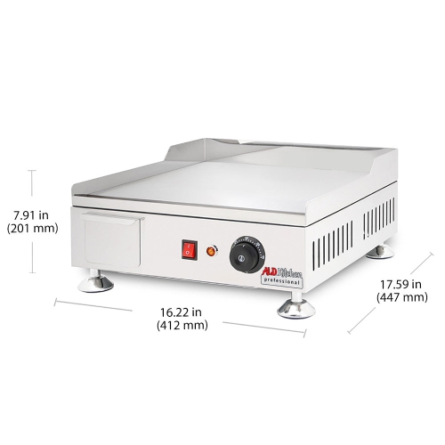 AP-418 Flat Top Griddle | Teppanyaki Grill with Manual Control | 110V