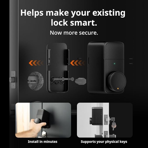 SwitchBot Smart Lock Pro | Keyless Entry Door Lock, Smart Door Lock Front Door, Electronic Smart Deadbolt