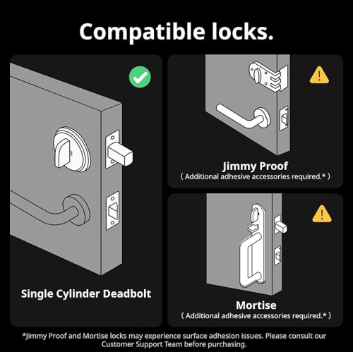 SwitchBot Smart Lock Pro | Keyless Entry Door Lock, Smart Door Lock Front Door, Electronic Smart Deadbolt