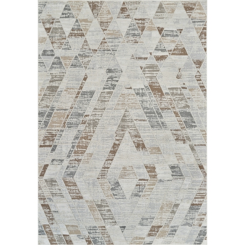 RUG BRANCH  Nomad Modern Abstract Indoor Area Rug, Beige In Brown