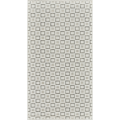 RUG BRANCH  Maise Modern Abstract Indoor Outdoor Area Rug, Cream In Beige