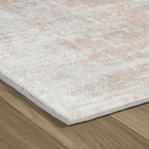 Tapis d'intérieur moderne Rug Branch cadence, beige brun