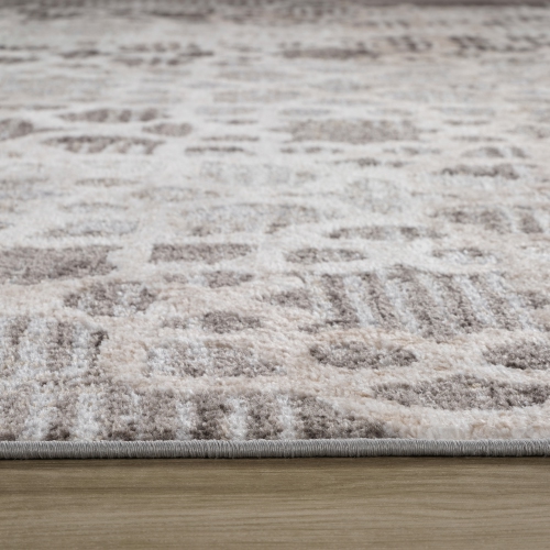 Tapis d'intérieur Rug Branch cadence Vintage, beige/gris