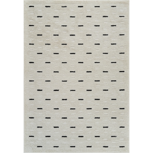 Rug Branch Domus Abstract Indoor Area Rug, Cream Black