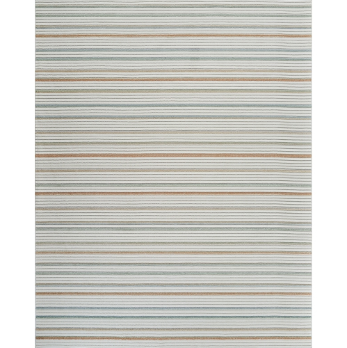 Rug Branch Alfombra Modern Indoor Outdoor Area Rug, Cream Beige