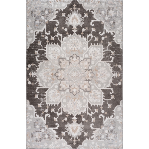 RUG BRANCH  Cadence Vintage Indoor Area Rug Grey - In Brown