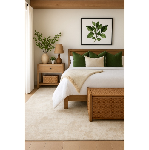 Rug Branch Nomad Coastal Abstract Indoor Area Rug, Beige Cream