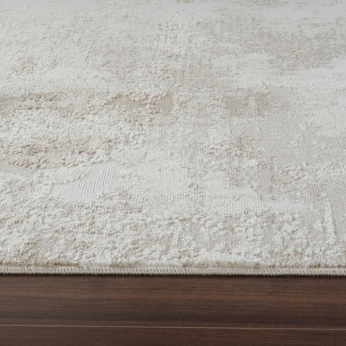 Rug Branch Nomad Coastal Abstract Indoor Area Rug, Beige Cream