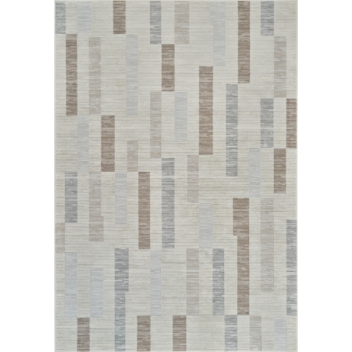 RUG BRANCH  Rune Contemporary Abstract Beige/brown Indoor Area Rug
