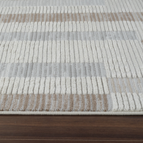 Rug Branch Nomad Modern Abstract Indoor Area Rug, Beige Brown
