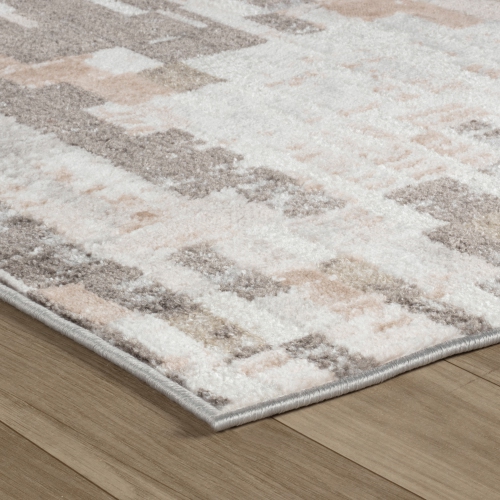 Rug Branch Cadence Abstract Indoor Area Rug, Beige Cream