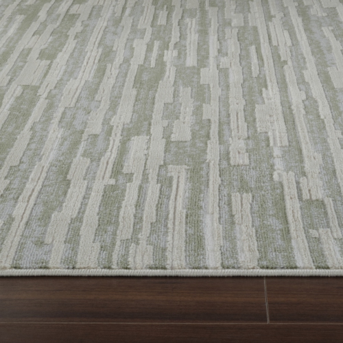 Rug Branch Nomad Distressed Abstract Indoor Area Rug, Green Beige