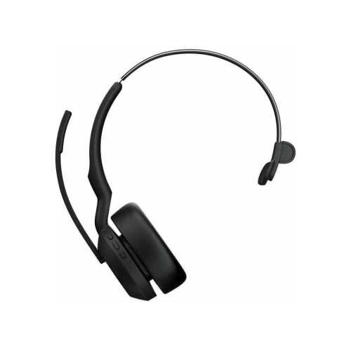 Casque d'écoute monaural Bluetooth sans fil à suppression du bruit avec micro Evolve2 55 de Jabra - Noir