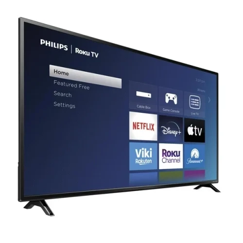 PHILIPS, 65" 4K UHD, HDR, ROKU TV(65PUL6573/F7) 2023(LOCAL TORONTO DELIVERY ONLY) by PHILIPS - Open Box condition - Image 3