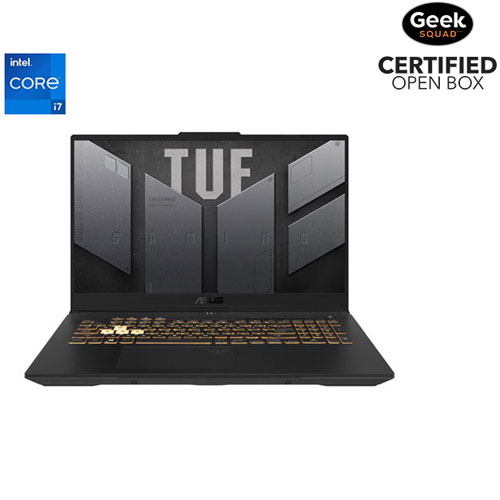 Boîte ouverte - Portable de jeu de 17,3 po TUF Gaming F17 d'ASUS