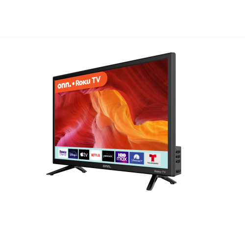 Refurbished-onn. 24" 720p HD Roku Smart TV (100012590-CA), 3 HDMI, 1 USB, 60 Hz