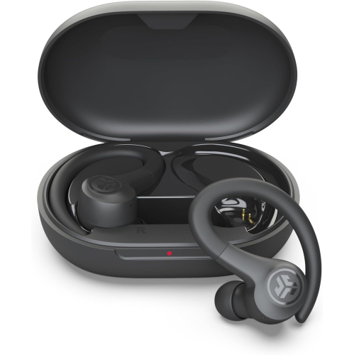 HLD  Wireless Workout Earbuds Featuring C3 Clear Calling, Secure Earhook Sport Design, 32+ Hour Bluetooth Playtime, And 3 Eq Sound Settings (Black)