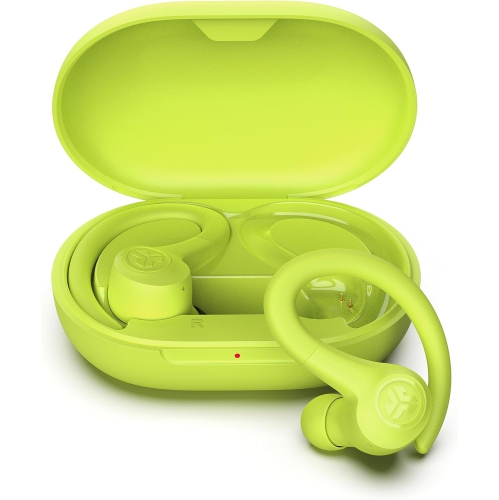 HLD  Wireless Workout Earbuds Featuring C3 Clear Calling, Secure Earhook Sport Design, 32+ Hour Bluetooth Playtime, And 3 Eq Sound Settings (Yellow)