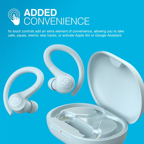 Wireless Workout Earbuds Featuring C3 Clear Calling, Secure Earhook Sport Design, 32+ Hour Bluetooth Playtime, and 3 EQ Sound Settings