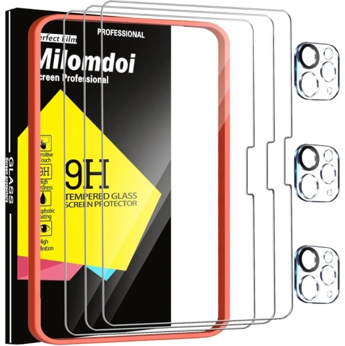 3 Pack iPad Pro 13 Inch 2024 Screen Protector | Tempered Glass, Case Friendly, Face ID, Apple Pencil
