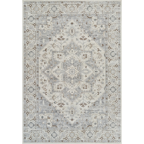 RUG BRANCH  Nomad Modern Persian Indoor Area Rug Beige In Grey