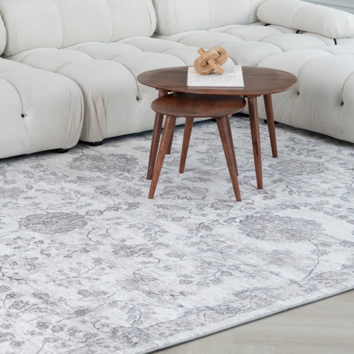 Rug Branch Atlas Modern Classic Indoor Area Rug, Beige Grey