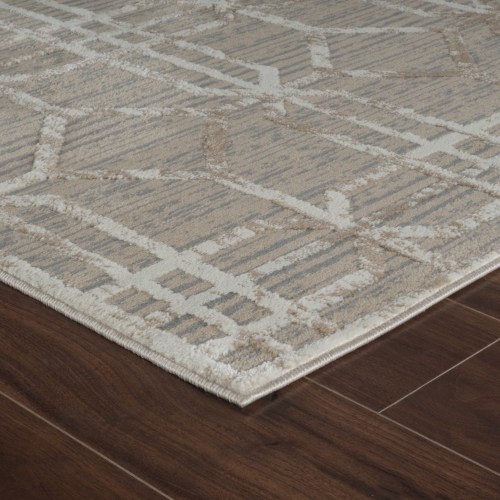 Rug Branch Nomad Modern Abstract Indoor Area Rug, Beige Brown