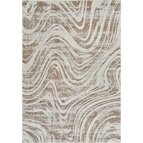 RUG BRANCH  Nomad Modern Abstract Indoor Area Rug Beige In Blue