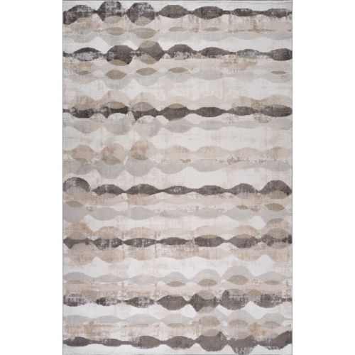 RUG BRANCH  Cadence Modern Vintage Indoor Area Rug Beige In Brown