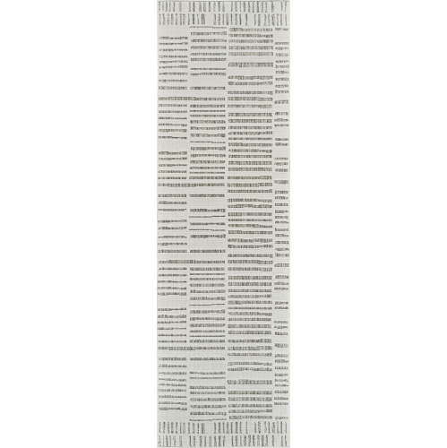 RUG BRANCH  Linea Contemporary Striped Cream/beige Indoor Area Rug