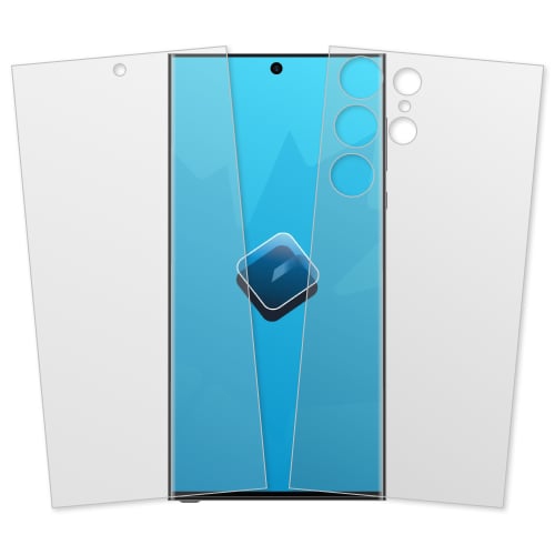 Ghost Armor Samsung Galaxy S22 Ultra Full Matte Kit - Front & Back Protector - Military Grade Polyurethane