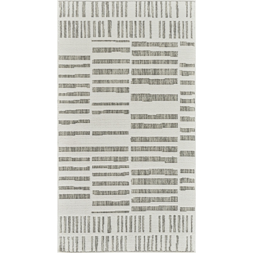 Rug Branch Maise Modern Abstract Indoor Outdoor Area Rug, Cream Beige -