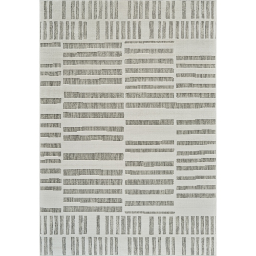 Rug Branch Maise Modern Abstract Indoor Outdoor Area Rug, Cream Beige -