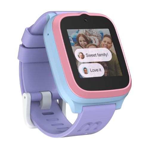 myFirst Fone S3+ Kids Smart Watch Phone eSIM Technology GPS Tracker, Video & Voice Call, Messaging, SOS Button - Gift For Girl Ages 5-12 (North