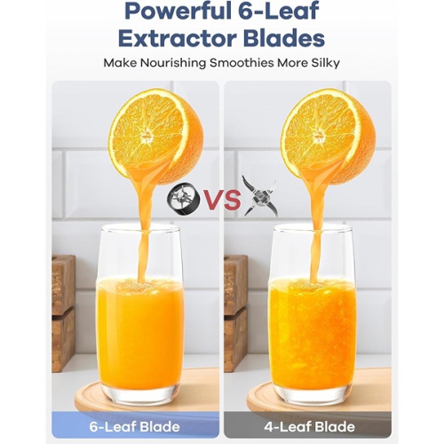 Ganiza 30.3 x 27 x 14.1 cm Smoothie Blender Ganiza Smoothies with 15 Piece Blender and Grinder Combo 4 BPA Free Personal Blender Cups Black