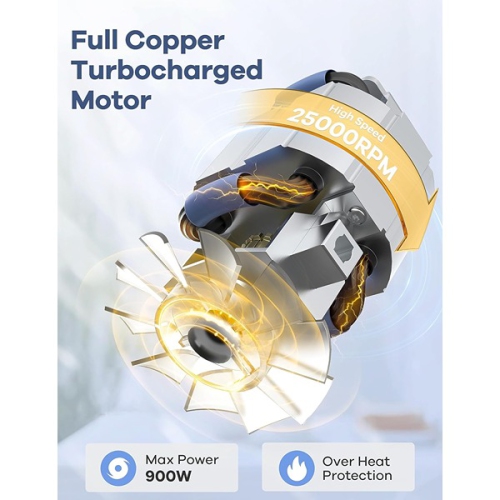 Ganiza 30.3 x 27 x 14.1 cm Smoothie Blender Ganiza Smoothies with 15 Piece Blender and Grinder Combo 4 BPA Free Personal Blender Cups Black