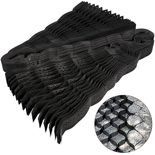 VEVOR  9X17 Ft Geo Grid Ground Grid Tensile Strength Gravel Ground Grid for Slope Driveways